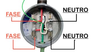 How to connect a 127-volt meter base #electrician #electricity #service entrance