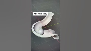 Quick rigid body marble machine 🤩🤩🤩 #animation #blender3d #blendertutorial #satisfying
