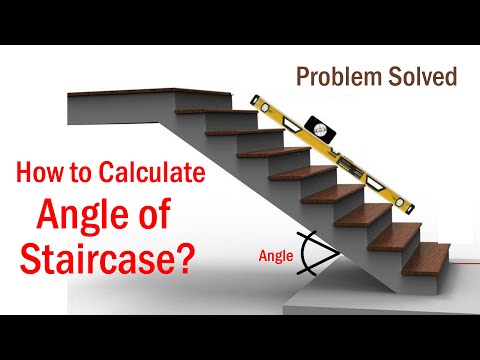 Video: How to calculate the optimal angle of the stairs?