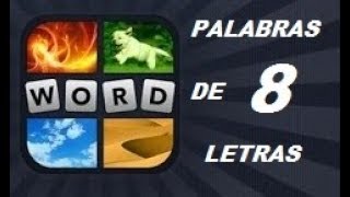 8-Letter Solutions. Levels 1 to 1087. 4 Pics 1 Word. All Answers Android, iPhone, iOS screenshot 3