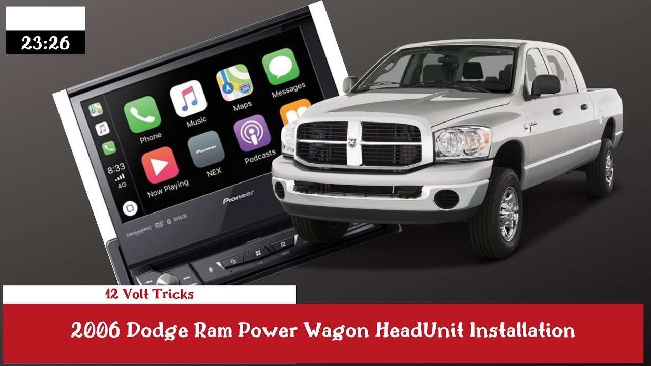 2006 Dodge Ram Power Wagon Radio Replacement and Backup Camera TailGate Handle - YouTube 2006 Dodge Ram Tailgate Handle Backup Camera