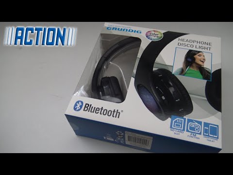 Grundig LED Bluetooth Headphone... Action - YouTube