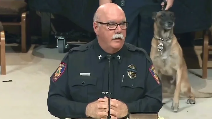 Final farewell of hero k9's 