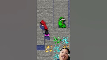 Mikey Never Give Up Mining! - MAIZEN Minecraft Animation #shorts