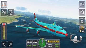 Flight Sim 2018 - #63 Engine Failure 😱 - Android Gameplay Video | 5 ⭐ Star Landing - Plane Game Play