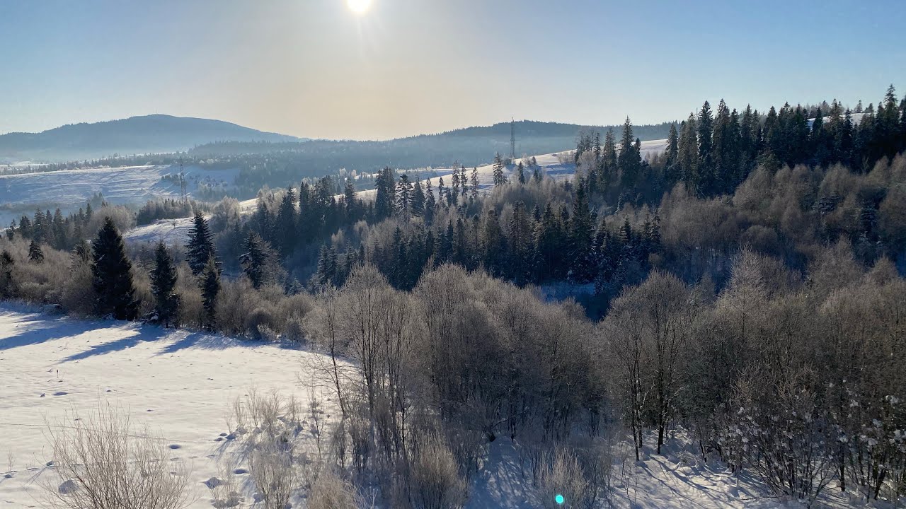Прекрасні зимові Карпатські краєвиди. Подих життя та натхнення. Заряд енергією гір