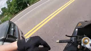 BIKER SMASHES MIRROR?