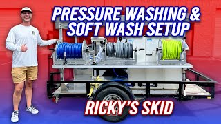 Pressure Washing & Soft Wash Setup | Ricky’s Skid