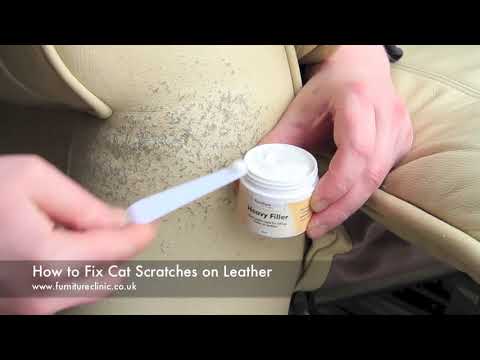 How to Repair Cat Scratches on Leather 