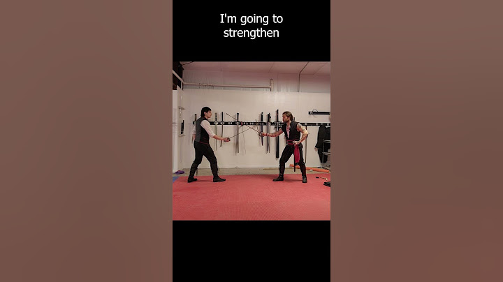 Stick Them with the POINTY END! Powerful Saber Technique! #sword