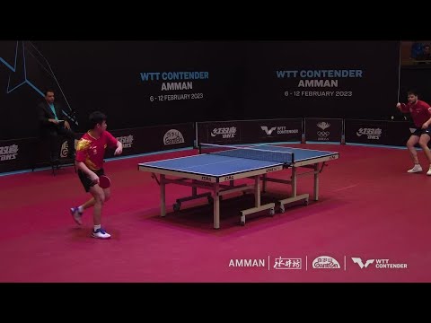 17歳世界ユース王者・林詩棟が元WR1位オフチャロフ相手に超冷静プレー！｜WTTコンテンダーアンマン2023 男子シングルス