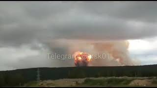 Впечатляющее видео взрыва в войсковой части под Ачинском
