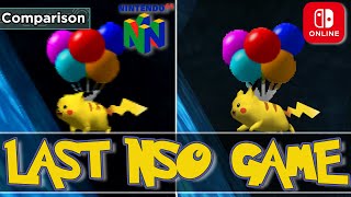 Pokemon Snap Is The Last, And Solid Nso Game N64 Vs Switch Comparison