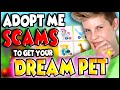 5 SCAMS To Get Your DREAM PET in Adopt Me!! PREZLEY