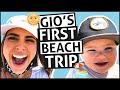 GIO’S FIRST BEACH TRIP! (Watch until the end, lol) | Daniella Monet