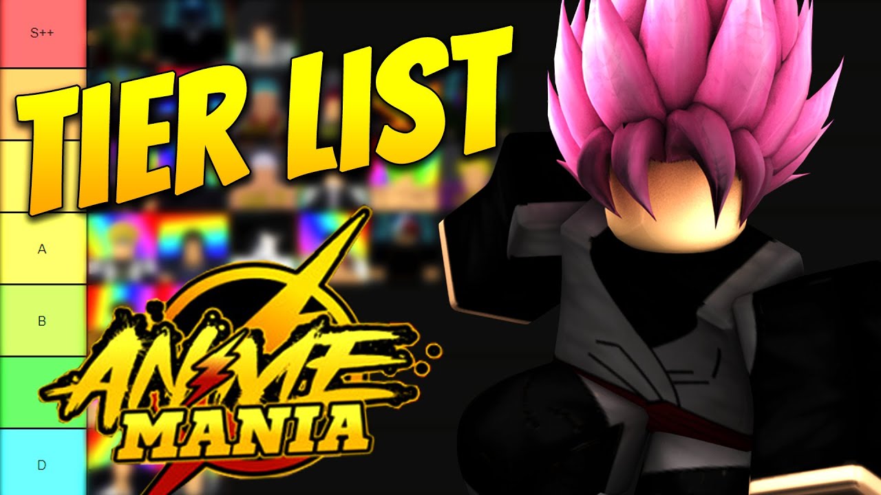 Updated Anime Mania Legendary Tier List New Dragon Ball Update Youtube