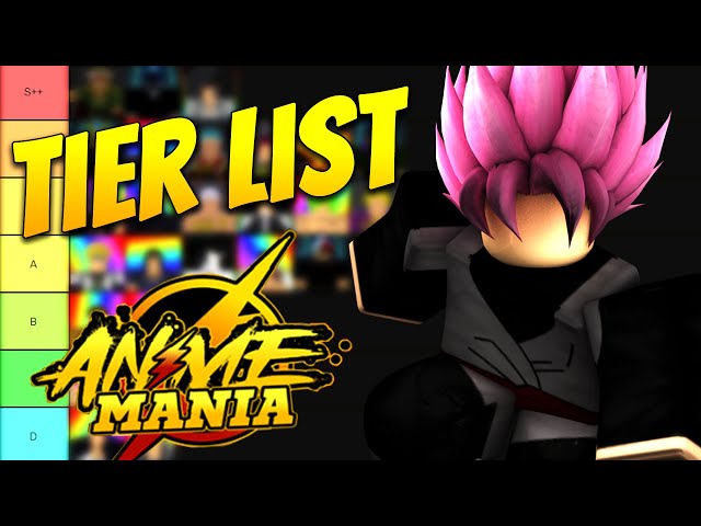 TIER LIST] MELHOR TIER LIST DOS PERSONAGEM LEGENDARY ANIME MANIA - ROBLOX *  ATUALIZADO * 