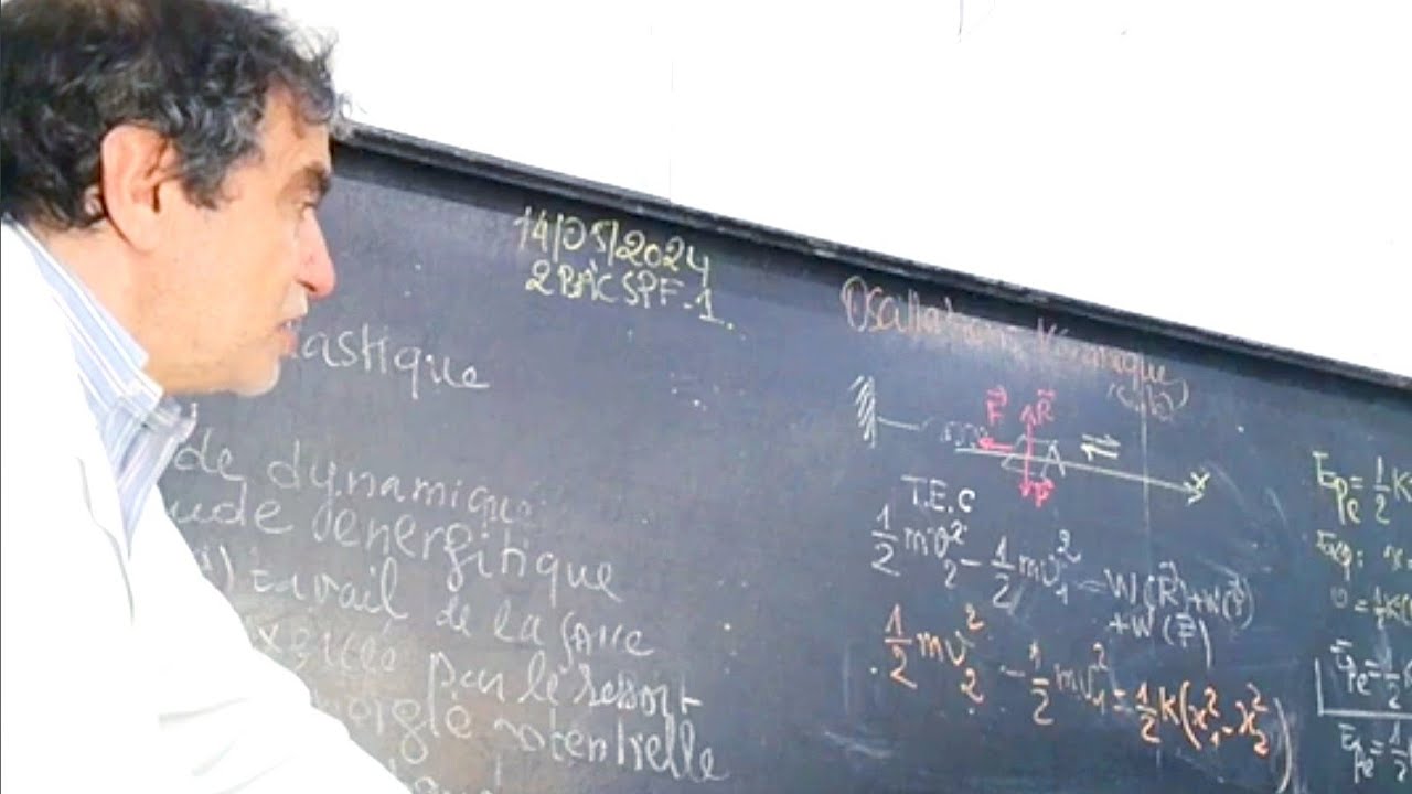 le pendule élastique horizontal :étude énergétique - YouTube