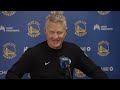 Steve Kerr Recaps Warriors Preseason Loss at Lakers | Oct. 12, 2025