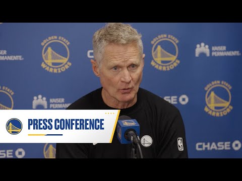 Steve Kerr Recaps Warriors Preseason Loss at Lakers | Oct. 12, 2025