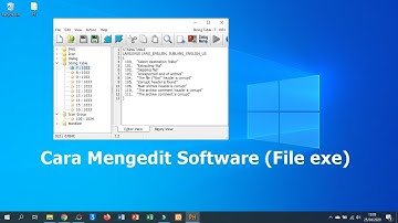 Cara Mengedit Software ( File exe )