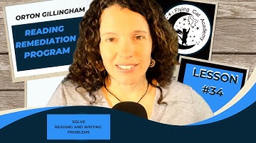 Lesson 34 - Reading Remediation Lesson Using the Orton Gillingham Method from Flying Cat Academy