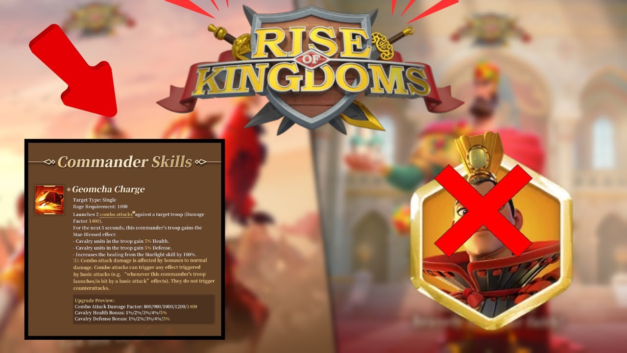 NEW CAVALRY COMMANDER RELEASE? | Rise Of Kingdoms - YouTube