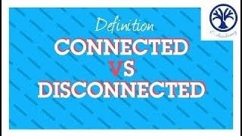 Connected & Disconnected Spaces || Topology || Mathematics