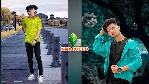 snapseed moody blue photo editing ||  photo editing 2021||🔥