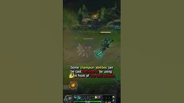 CAST ABILITIES BACKWARDS LIKE THIS - LoL Tricks #Shorts