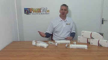 Labgear™ 4 / 6 / 8 Way TV Amplifier with Bypass (Special Offer)