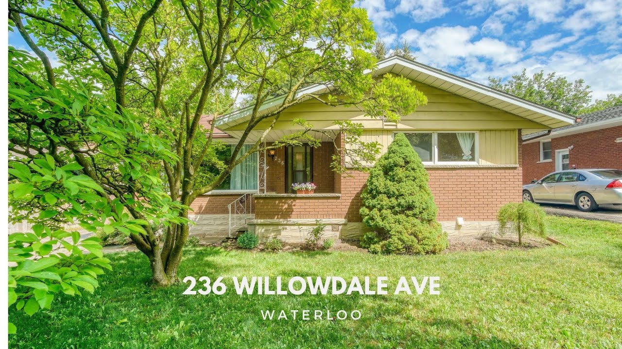 Waterloo Real Estate Video | 236 Willowdale Ave | Agent Gordon Team