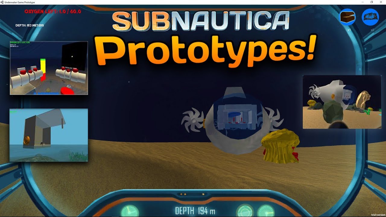 Subnauticas Prototypes Subnautica Gameplay Youtube