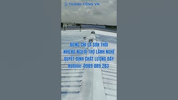Thợ sửa chữa mái tôn bị dột, thợ sơn sửa mái tôn quyết định chất lượng mái tôn ll #shorts #suamaiton