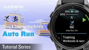Tutorial – Garmin Skiing & Snowboarding Activity:Auto Run