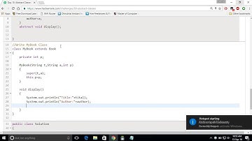 Day 13 of code: Abstract Classes! hackerrank | java | tutorial