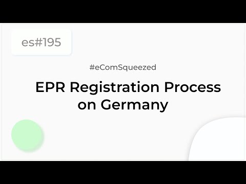 EPR Registration Process on Germany | Extended Producer Responsibility | EPR Certificate- es195