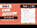 Science | G.4 | Final Revision | First term 2020 | Part (7/10) - Give reason for