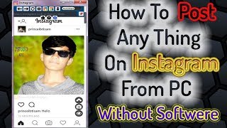How To Post Anything On Instagram On PC Without Any Software (Hindi/Urdu) screenshot 4