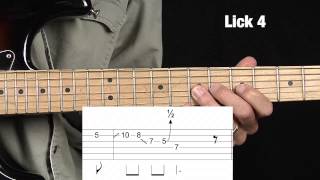 Slow blues lick lesson Slow blues lick lesson