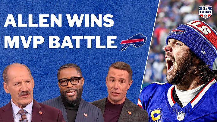 Josh Allen takes down Lamar Jackson in MVP Battle | The NFL Today