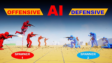 Unreal Engine Advanced Combat AI - Offensive vs Defensive Spawners (ALS #49)