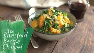 For the full written recipe follow this link:
https://www.riverford.co.uk/recipes/view/recipe/chard-sweet-potato-quinoa-stew
a hearty, nutritious easy to mak...