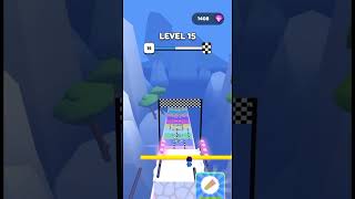 Roof Rails All Levels Gameplay Walkthrough (Android,iOS) #shorts screenshot 1