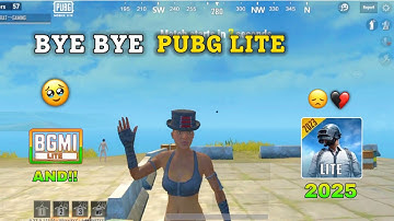 🥹 Bye Bye PUBG Mobile Lite? 2025 | End Of Era!! PUBG Mobile Lite | PUBG Lite H@cker Problem Solution