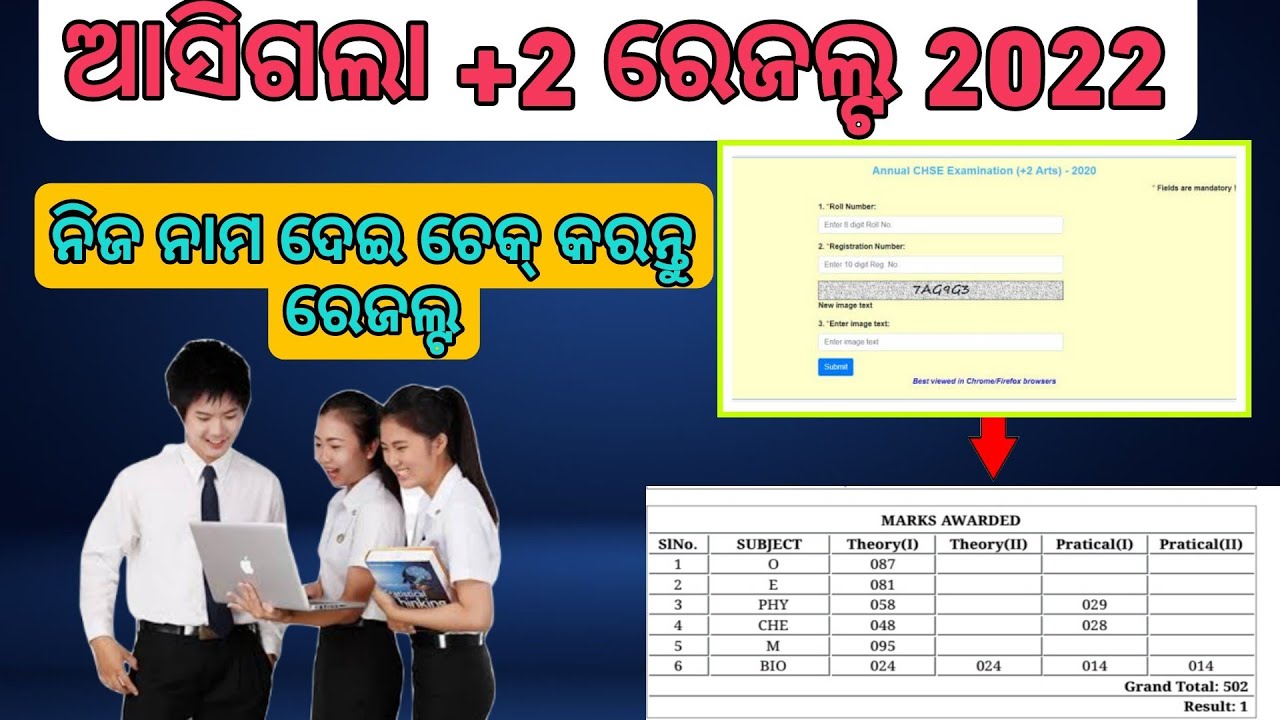 +2 result 2022 odisha || 12th result declared|| Chse odisha result.