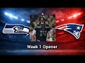 New England Patriots VS Seattle Seahawks week 1 Madden 26 Simulation