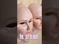 I made my own silicone female mask !! #masking #masker