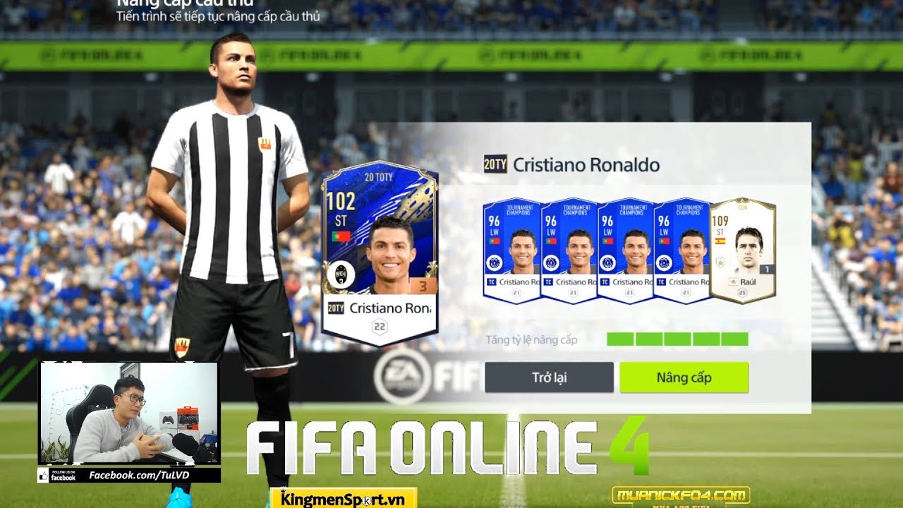 FIFA ONLINE 4: LÀM TÍ MỞ THẺ, ĐẬP THẺ, TRẢI NGHIỆM SINH NHẬT C. RONALDO 20TOTY…