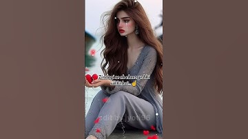 Zindagi se ek chiz ye bhi sikhi hai💔😭🥀#sad #shayari #youtube #short